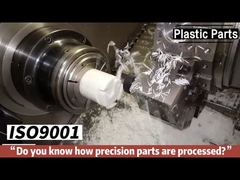 Processamento de materiais compostos por torneamento e fresagem CNC - peças de plástico