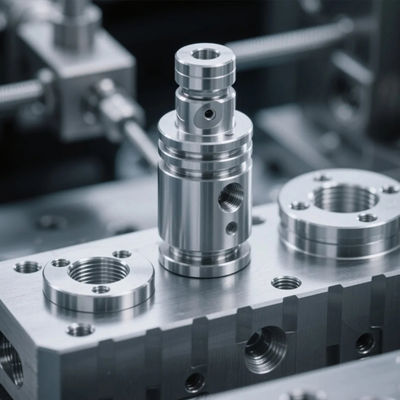 Componentes de dispositivos médicos CNC personalizados 100% de controlo de precisão de QC Partes usinadas